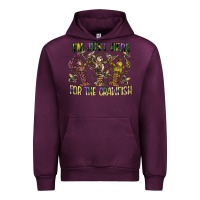 Mauve Wine im just here for the crawfish Urban Hoodie - CowGirlArtShop