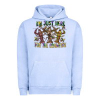 Pigment Grape Ice im just here for the crawfish Urban Hoodie - CowGirlArtShop