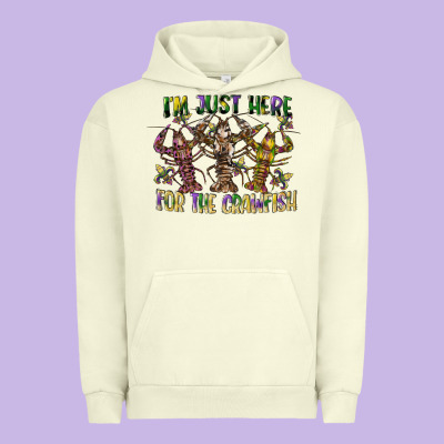 Im Just Here For The Crawfish Urban Hoodie Designed By Cowgirlartshop