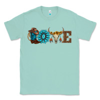 Seafoam western love Classic Tee - AdoDesignShop
