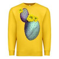 Lemon Opunthia Santa Rita Cactus Premium Sweatshirt - LillyAllenDesigns