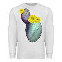 Oatmeal Heather Opunthia Santa Rita Cactus Premium Sweatshirt - LillyAllenDesigns