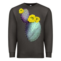 Smoke Opunthia Santa Rita Cactus Premium Sweatshirt - LillyAllenDesigns