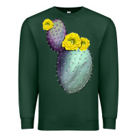 Sports Green Opunthia Santa Rita Cactus Premium Sweatshirt - LillyAllenDesigns