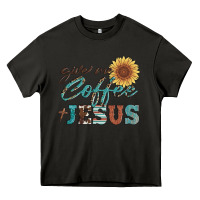 Asphalt give me coffee and jesus Heavy Core Tee - Artiststas