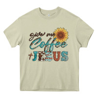 Mossy give me coffee and jesus Heavy Core Tee - Artiststas