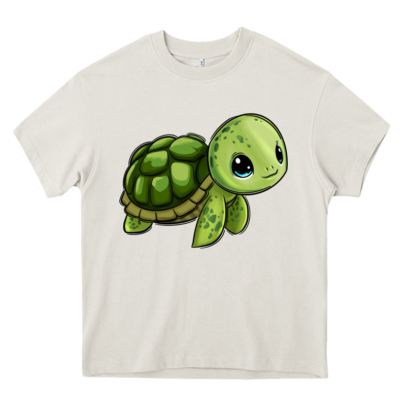 Cute Turtle Heavy Core Tee by Zillion Design Studio | Teevron