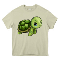 Mossy cute turtle Heavy Core Tee - Zillion Design Studio