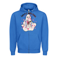 True Royal boo jee valentine Zipper Hoodie - MaliasSmallBusiness
