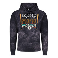 Cloud Black baseball mama mama mama Vintage Hoodie - CowhideDigitalArt