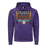 Cloud Purple baseball mama mama mama Vintage Hoodie - CowhideDigitalArt