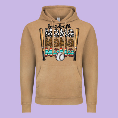 Baseball Mama Mama Mama Vintage Hoodie Designed By Cowhidedigitalart