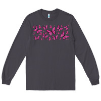 Smoke breast cancer butterflies Long Sleeve Tee - Jasminsmagicworld