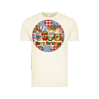 Vintage Arctic Merry Christmas Coffee Cups Vintage Tee - Artiststas