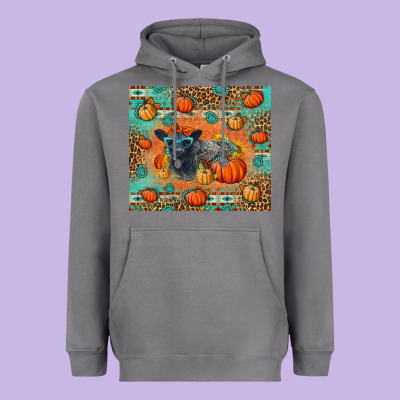 Autumn Baby Calf Heavyweight Hoodie Designed By Lillyallendesigns