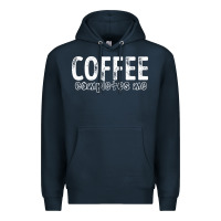 Navy Coffee Completes Me Premium Hoodie - Bettercallsaul