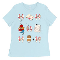 Baby Blue teacher Ladies Tee - JahusDesignShop