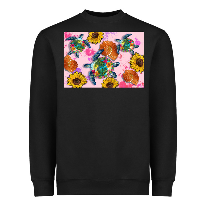 Sunflowers Turtle Heavyweight Sweatshirt by Artiststas | Teevron