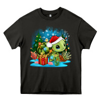 Asphalt christmas turtle Heavy Core Tee - Zillion Design Studio