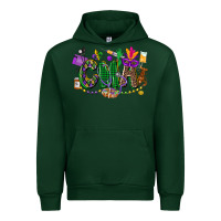 Forest Green cma mardi gras cowgirl Urban Hoodie - CowGirlArtShop