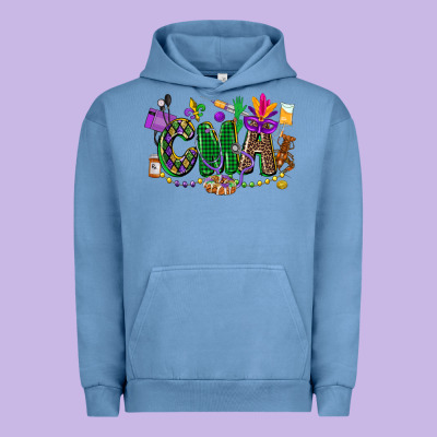 Cma Mardi Gras Cowgirl Urban Hoodie Designed By Cowgirlartshop