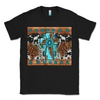 Black gemstone leopard cross Classic Tee - AdoDesignShop