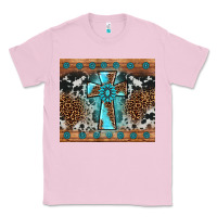 Bubblegum Pink gemstone leopard cross Classic Tee - AdoDesignShop