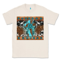 Natural gemstone leopard cross Classic Tee - AdoDesignShop