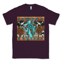 Plum gemstone leopard cross Classic Tee - AdoDesignShop