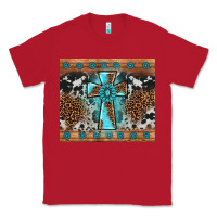 Red gemstone leopard cross Classic Tee - AdoDesignShop