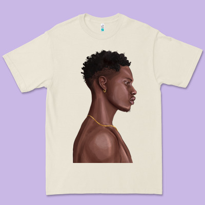 Premium Tee afro black man
