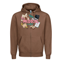 Chestnut medical codler Zipper Hoodie - MaliasSmallBusiness