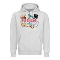 Dove Grey medical codler Zipper Hoodie - MaliasSmallBusiness