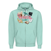 Seafoam medical codler Zipper Hoodie - MaliasSmallBusiness