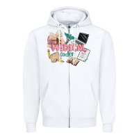 White medical codler Zipper Hoodie - MaliasSmallBusiness