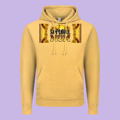 Leopard Softball Mom 16oz Libbey Glass Vintage Hoodie Designed By Hra Design Shop