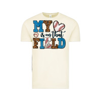 Vintage Arctic my heart is on that field baseball Vintage Tee - AdoDesignShop