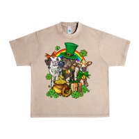 French Oak little cows and st patricks party Urban Heavy Tee - AdoDesignShop