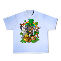 Grape Ice little cows and st patricks party Urban Heavy Tee - AdoDesignShop