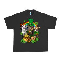Pigment Black little cows and st patricks party Urban Heavy Tee - AdoDesignShop