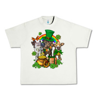 Pistachio little cows and st patricks party Urban Heavy Tee - AdoDesignShop