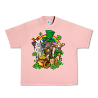 Salmon little cows and st patricks party Urban Heavy Tee - AdoDesignShop