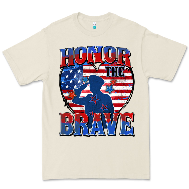 Honor The Brave Premium Tee by Zillion Design Studio | Teevron