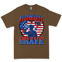 Cacao honor the brave Premium Tee - Zillion Design Studio