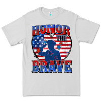 Dove Grey honor the brave Premium Tee - Zillion Design Studio
