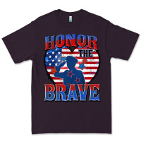 Plum honor the brave Premium Tee - Zillion Design Studio