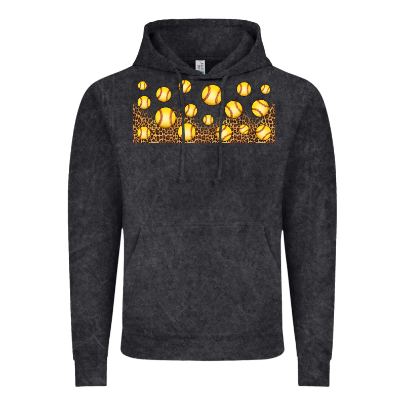 Leopard Softball 16oz Libbey Glass Vintage Hoodie by HRA Design Shop | Teevron