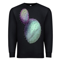 Black Opunthia Santa Rita Cactus Premium Sweatshirt - LillyAllenDesigns