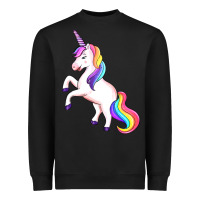 Black unicorn Heavyweight Sweatshirt - Artiststas