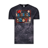 Cloud Black its a baseball kinda day Vintage Tee - AdoDesignShop
